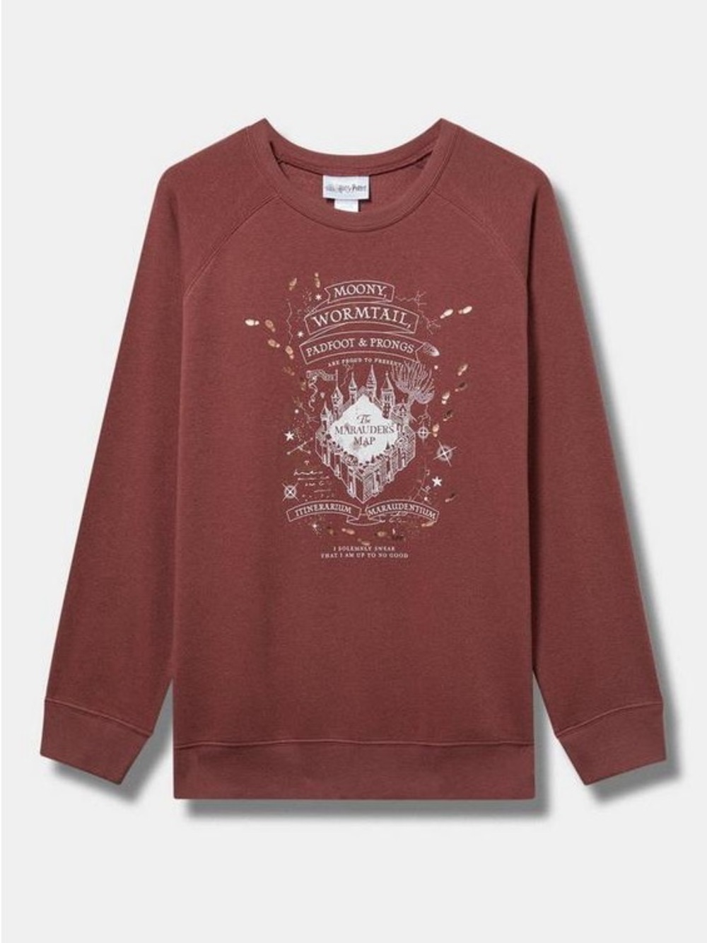 Torrid Harry Potter maruders map crew neck sweatshirt